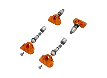 Tyre pressure monitor sensor TPMS. Porsche 997.2 / 991.1 / Boxster & Cayman 987.2 & 981.1 / Cayenne >>2014 / Panamera >>2013 - 7PP907275F, 7PP907275B, 99760602120, 95836166100, 9A790727506 - RDE048V21