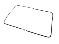 后窗饰条套装（黑色，4 件）。适用于保时捷 911 74-89 车型。 - 911287-140, 9115459110070K, 9115459120070K, 9115419210170K, 90154591128, 90154591228
