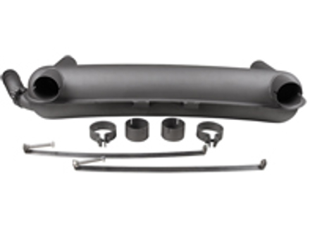 Marmitta di scarico RSR / scatola posteriore del silenziatore. Porsche 911 1971-75 - 1620612700, 92.212C - 1620612700