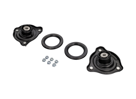 Schokdemperset bovenste veerpoot & contactlager. Porsche 996 C4 / Turbo 99634301504 / 99634301604 - 996-343-015-04, 996-343-016-04, 99634301504, 99634301604 - 996-343-015-04, 996-343-016-04, 1642400570, 1642400580