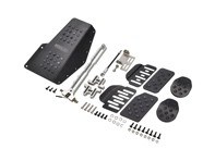 DAMAGED Rennline REV2 4 Piece Pedal Set Rubber Grip. Porsche 911 / 912 / 930 (Targa / Cabrio) / 964 / 993 Manual - A12.2.P6053, A122P6053