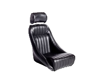 Corbeau Classic Seat. In Black Vinyl. Porsche 911 / 964 / 968 / 944 - 120804, 120804/W Corbeau Classic Seat. In Black Vinyl. Porsche 911 / 964 / 968 / 944 - 120804, 120804/W