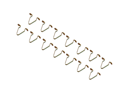 Door moulding clip, SET OF 14. Porsche 911/964/993 1965-98 - 99959132601, 99959132602 - 9400032, 1686550100, 1686550200