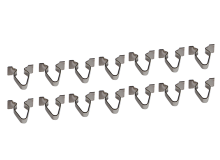 Door moulding clip, SET OF 14. Porsche 911/964/993 1965-98 - 99959132601, 99959132602 - 9400032, 1686550100, 1686550200