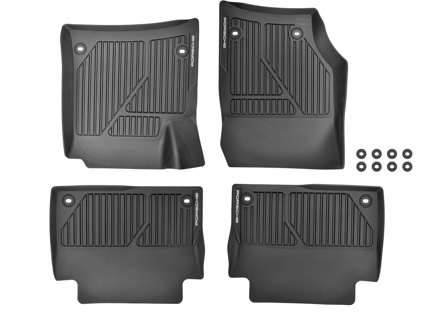 Set all-weather vloermatten. Porsche 955 / 957 Cayenne LHD (linksgestuurd) - PCG044802A