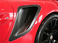 Prese d'aria modificate come la 997GT2 RS Look. Porsche 997Turbo - 9975043600, 99750436001, 99750436002, 99750436003, 99750436101G2X