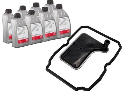 Kit de filtre pour boîte de vitesses Tiptronic / automatique. Porsche 996 3.6L / 997 2000-2008 - 7222770095, 4141370001, 0140192800, 1402710080, 99630713150