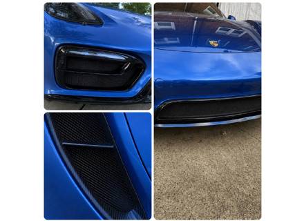 Radiator & Side Vent Grille Set. Porsche 981 Boxster GTS / 981 Cayman GTS - 981GTSplusSideIntake
