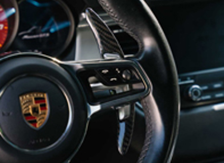 Koolstofvezel schakelpaddles Porsche Panamera/ Cayenne/ Macan/ 991.2/ 719 Boxster en Cayman - 971998540 - I90
