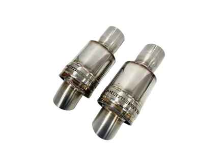 Trackday silenced exhaust tailpipe set. Porsche 718 GT4 / Spyder / GTS 4.0ltr - 9M982251188C