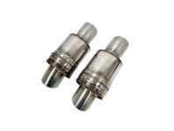 Trackday silenced exhaust tailpipe set. Porsche 718 GT4 / Spyder / GTS 4.0ltr - 9M982251188C