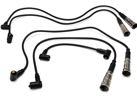 Ignition HT lead set. Porsche 924 1977-85 - 477905441, 477905442, 477905443, 477905444, 477998031, 93160910501, 93160910502, 93160910503, 93160910504, 93160910506 - ZEF408, ZEF408