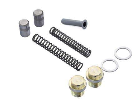 Kit soupape de décharge de pression d'huile. Porsche 911 / 964 / 993 - 93010753301, 99906402601, 90012310630, 93010753101, 90110753101, 91110751200, 99906402602, 90012307130, 90110753100