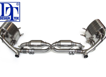 DesignTek Sports Exhaust Package Porsche 996 C2 / C4 / C4S - 3606109963, 3606009614, FITTINGKIT27, 96300KIT