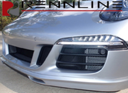 Kit de parrilla de malla de alambre para parachoques delantero Rennline, color negro. Porsche 991,1 2012-16 - E100011112, E100012112, E100014112, E157.152, EE157152 Kit de parrilla de malla de alambre para parachoques delantero Rennline, color negro. Porsche 991,1 2012-16 - E100011112, E100012112, E100014112, E157.152, EE157152