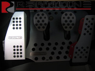 Rennline Dead Pedal Rubber Grip. Porsche 914 - P52, P4625