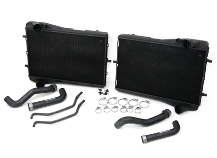 Water / Coolant Radiator and pipe kit. Porsche 996 C4S