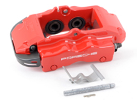 Brake caliper, REAR. Porsche 955 Cayenne Turbo / Cayenne 957 GTS - 95535242151, 95535242251, 95535242150, 95535242250