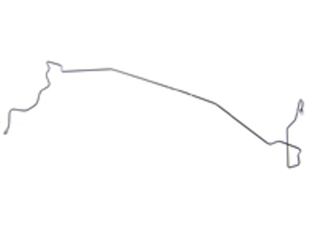 Brake line, Right. Porsche 997.2 C4 / C4S - 99735517611