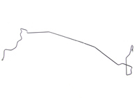 Conduite de frein, droite. Porsche 997.2 C4 / C4S - 99735517611 Conduite de frein, droite. Porsche 997.2 C4 / C4S - 99735517611