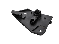 Motorkapontgrendelingsbeugel, rechtsgestuurd. Porsche 955 / 957 Cayenne / 970 Panamera 2003-16 - 95551163304, 95551163302