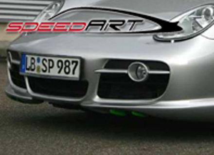 Front Bumper Chin Spoiler SpeedART SAR. Porsche 987C Cayman