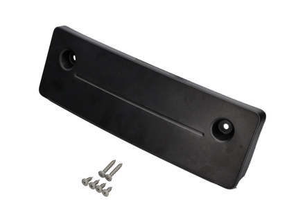 Montageset voor kentekenplaathouder, zwart. Porsche 981 Boxster / Cayman 2012-16 - 981701051181E0