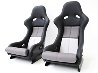 Seats in RennSport RS Style, Black-Grey. Porsche 964 / 993 - P964108-S Seats in RennSport RS Style, Black-Grey. Porsche 964 / 993 - P964108-S