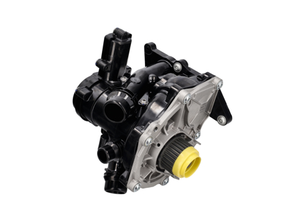 Water pump with thermostat. Porsche 95B Macan 2.0L - 95812101200, 95812111100, 95812111110, 95812111111, PAC121111A, PAC121111C, PAC121111B, PAC121012B