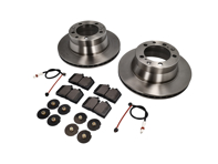 REAR Brake Pads and Brake Disc Package. Porsche 964 C2 1991-93 LARGE CALIPER - 95135204102, 96435193903, 96461236501 REAR Brake Pads and Brake Disc Package. Porsche 964 C2 1991-93 LARGE CALIPER - 95135204102, 96435193903, 96461236501