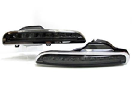 Daytime Running Lamps (DRL) LED SMOKED for Porsche Boxster 987 2005-08 - 98763108105, 98763108205, 98763108102, 98763108202, 98763108104, 98763108204