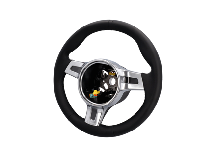 Lenkrad 3-Speichen-Sport für manuelle Autos. Porsche 987 / 997 - 99704440223A10, 99704440223B10, 99704440223E10, 99704440223R10, 99704440223T10