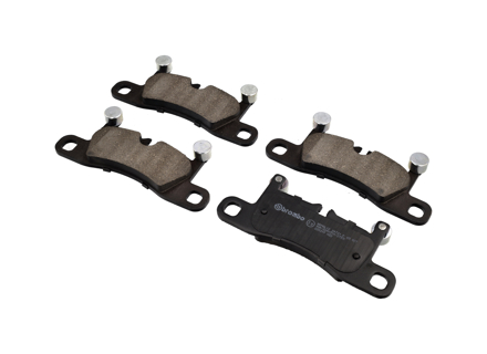 Brake pads, Rear. Porsche 958 Cayenne - 95835293900, 958.352.939.00, 24721, P65027, PAA698451A.