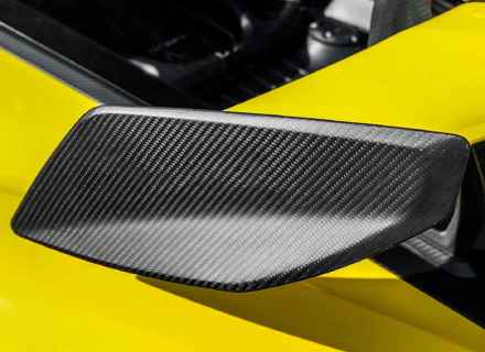 后翼端板，适用于原厂干碳纤维尾翼。保时捷 718 Cayman GT4 RS - 9GT827767A0K1, 9GT827768A0K1 - SRDRSDCFEPOEM