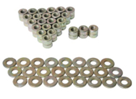 气缸盖螺母和垫圈套件。保时捷 911 1978-89 - 99903109101, 90110438202, 99903109101, 90110438203 - URO-009340, URO-009343