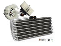 Klimaanlagen-Verdampfer- und Gebläsemotor-Set. Porsche 964 / 993 - 96457390100, 96457201501, 96457201601
