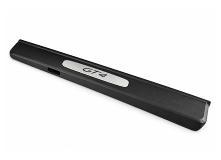 Sill Trim Strip, Black, Left / Right. Porsche 981C / 982 Cayman GT4 / GT4 Clubsport / GT4 RS Clubsport - 981504467801E0, 981504467811E0, 981504468801E0, 981504468811E0