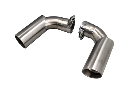 适用于1975-89年保时捷911的双层斜切式排气尾管