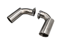 适用于1975-89年保时捷911的双层斜切式排气尾管