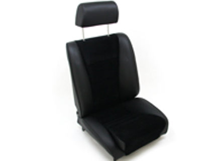 Seat S style with headrest, Leatherette / Corduroy. Porsche 911 69-73 - SET11102, SET111102, SET111103, SET111106, SET111108