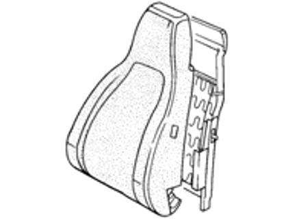 Front seat backrest. Porsche 944 82-85 / 924 - 477881047, 47788148