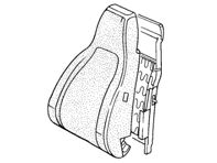 Front seat backrest. Porsche 944 82-85 / 924 - 477881047, 47788148 Front seat backrest. Porsche 944 82-85 / 924 - 477881047, 47788148