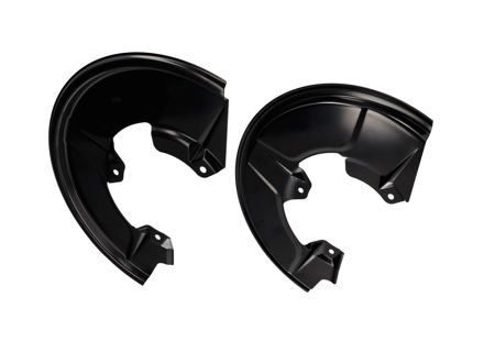 Brake disc cover plates Set of 2 Front Porsche 964 96435180402, - 96435180302, 96435180402