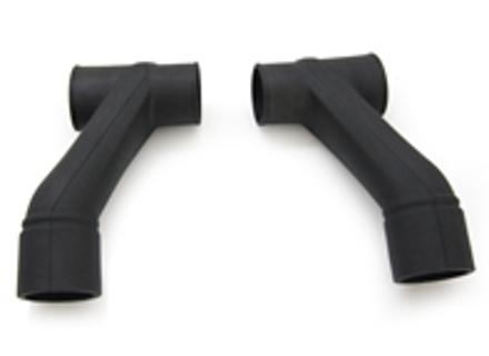 Fresh air connector hose set. Porsche 356 B-T6 / 356 C - 64457269306, 64457269406