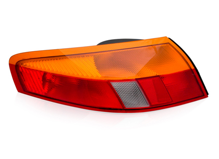 Knipperlichtunit achter, Amber/Rood. Porsche 996 C2 - 99663143301, 99663143401, 99663143303, 99663143403
