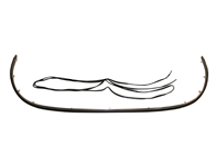 Rear bumper moulding. Porsche 356B / 356C - 64450504307, 64450543305, 64450541305, PCG50504307 - 1684400206