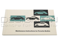 Maintenance instructions in ENGLISH. Porsche 356 A 55-63 - PCG460520