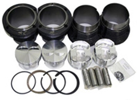 Forged JE piston and liner kit 103mm, 24mm pin. Porsche 914/ VW Type 4 - VW103T4JE