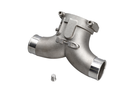 Plénum d'admission en aluminium. Porsche 970 Panamera Turbo IPD - 70276, 97011014071, 97011015070, 7PP145770