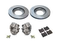 Kit pinza freno anteriore in alluminio S, disco e pastiglie freno. Porsche 911 - 477405083A, 477405083D, 91135104120, 91135195009, 91135195007, 91135193500, 91135193600